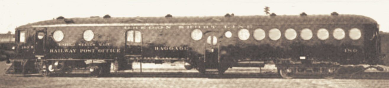 McKeen Motor Car #490 of the Oregon Short Line Railroad