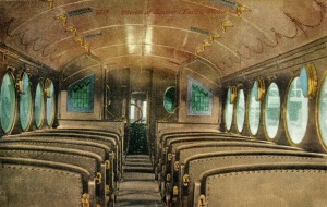 Southern Pacific McKeen Motor Car interior