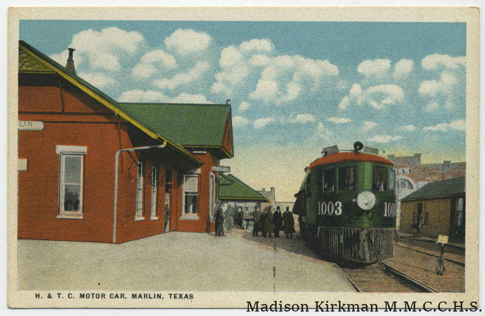 Long Branch NJ Train Station Postcard